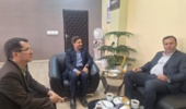 حضور رئیس موسسه تحقیقات پنبه کشور در مرکز تحقیقات و آموزش کشاورزی و منابع طبیعی خراسان رضوی